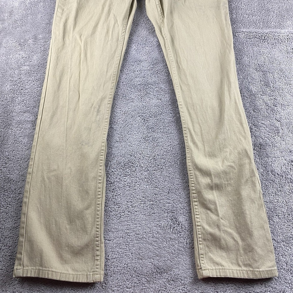 JACHS New York Pants Mens 32x30 Beige Straight Leg Slim Mid Rise - Picture 2 of 15